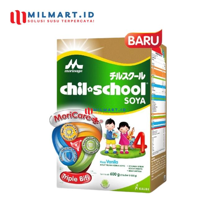 Gambar MORINAGA CHILSCHOOL SOYA MADU/VANILA 600 G CHIL SCHOOL SUSU 3-12 THN - Vanila dari milmart.id undefined Tokopedia