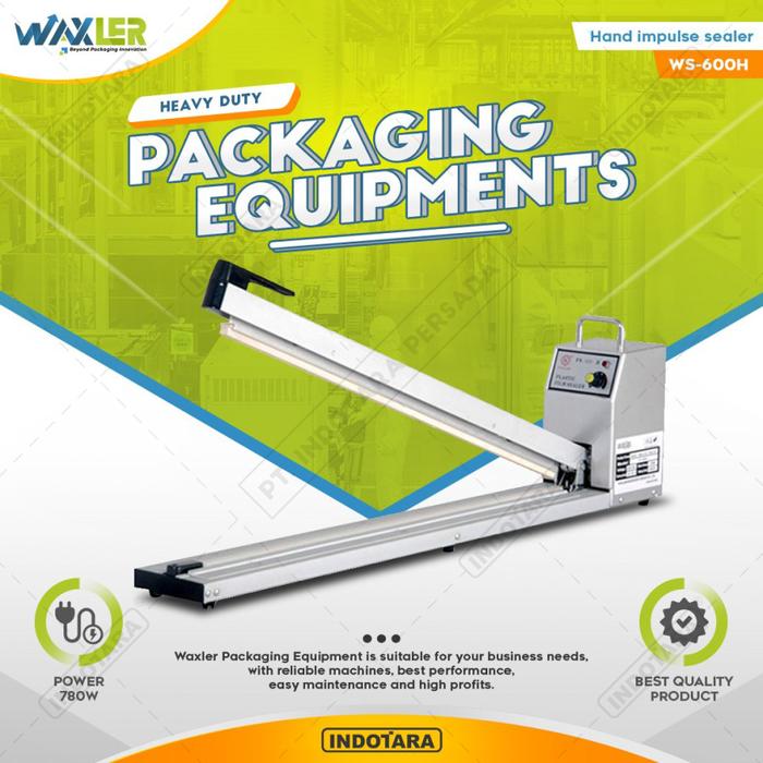 Gambar Mesin Sealer Plastik Kemasan Hand Impulse Waxler - WS 600H dari PT. Indotara Persada undefined Tokopedia