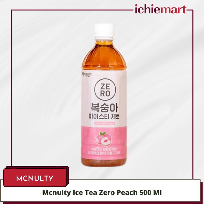 Gambar Mcnulty Drink Ice Tea Zero Peach / Grapefruit / Green Grape 500 Ml - Peach dari Ichiemart undefined Tokopedia
