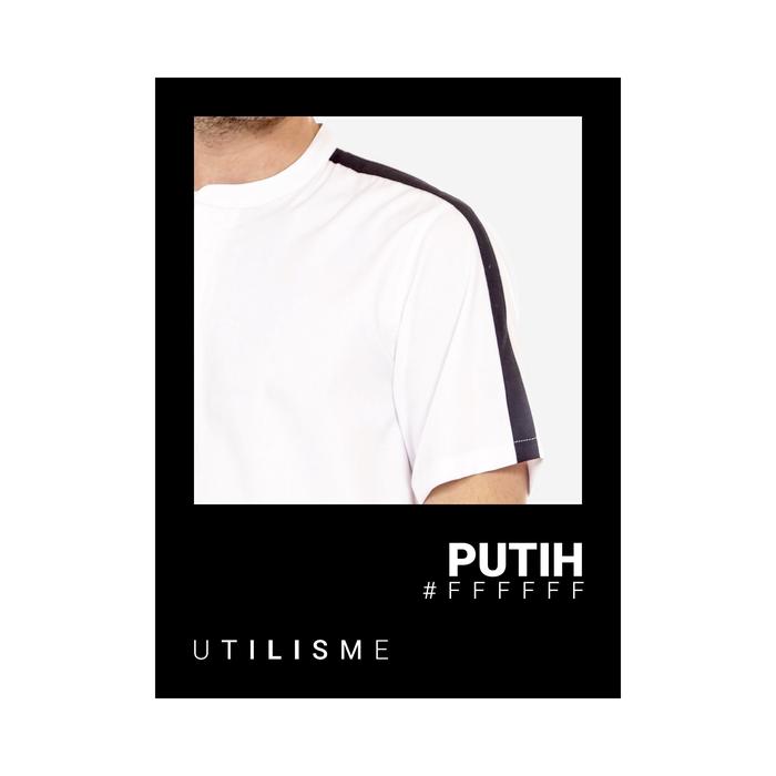 Gambar Kemeja | Dua Warna | Lengan Pendek - Putih, S dari utilisme undefined Tokopedia