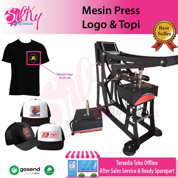 Gambar Mesin Press Topi / Cap Press Machine - 2 in 1 dari Silky Digital Sablon undefined Tokopedia