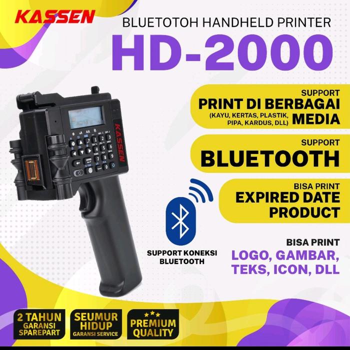 Gambar KASSEN HD-2000 PRINTER HANDLE INKJET EXPIRED DATE CONNECT SMARTPHONE dari Mitra Printer Roxy undefined Tokopedia