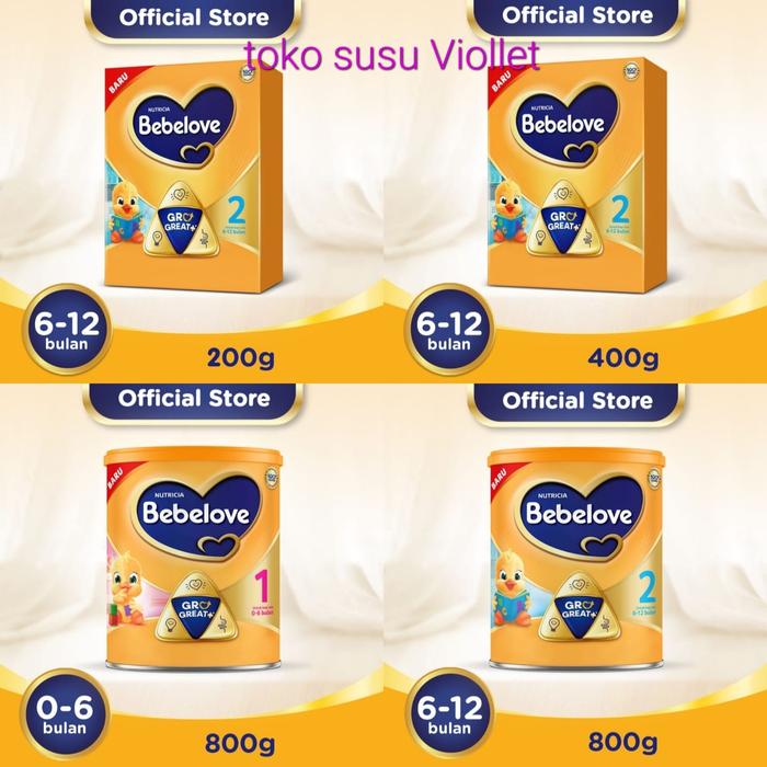 Gambar Bebelove 1/2 200gr/400gr/800gr - Bebelove 2 800g dari toko susu viollet undefined Tokopedia