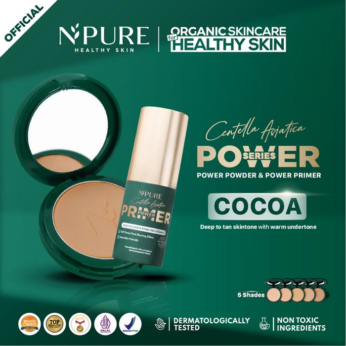 Gambar NPURE Bundling Centella Asiatica Power Powder + Power Primer - Primer+Cocoa dari npureofficial undefined Tokopedia