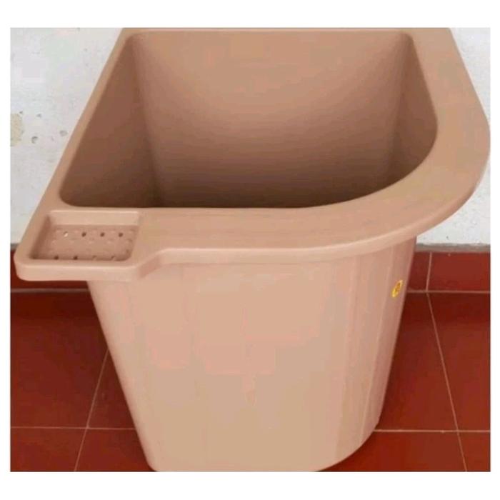 Gambar Bak Mandi sudut Besar - Cream dari DJSteel. undefined 5 Tokopedia