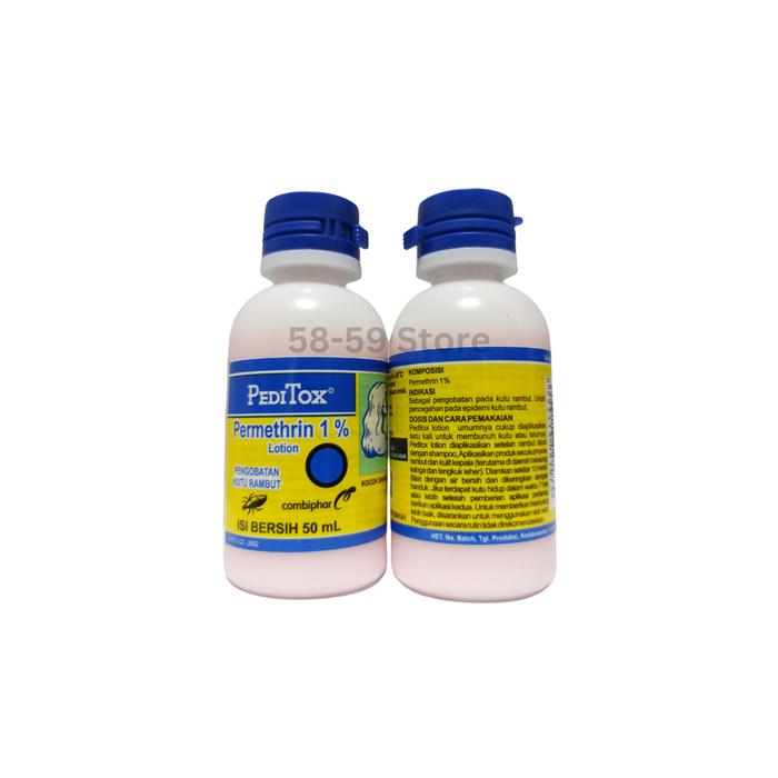 Gambar Peditox Obat Pembasmi Kutu Rambut 50 mL/Paket Basmi Kutu Rambut - Peditox 50mL dari 5859 Store undefined Tokopedia