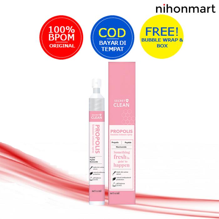 Gambar Secret Clean Propolis Feminine Intimate Spray 8ml dari nihonmart undefined Tokopedia