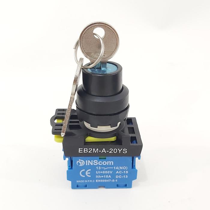 Jual SELECTOR SWITCH WITH KEY STAY PUT / PUSH BUTTON KUNCI LOCK ON OFF ...