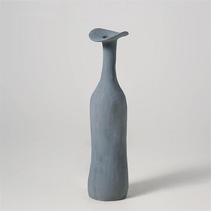 Gambar EXILE Morandi Style Flower Vase/ vas bunga art home decor keramik - Blue dari Belleshome undefined Tokopedia