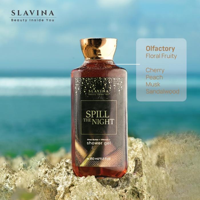 Gambar SLAVINA Shower Gel 350 ML by Nagita Slavina - Spill The Night dari Pretty In Stilleto undefined Tokopedia