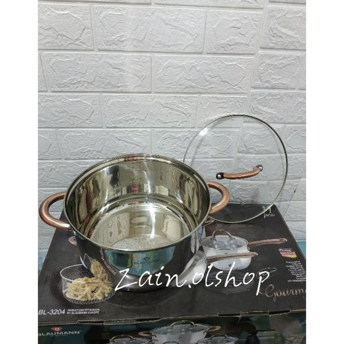 Gambar Blaumann Ss Jumbo Cookware Set / Panci Balumamn / Frypan Blaumann - CASSEROLE 20CM, Blaumann dari BRING INDAH undefined Tokopedia