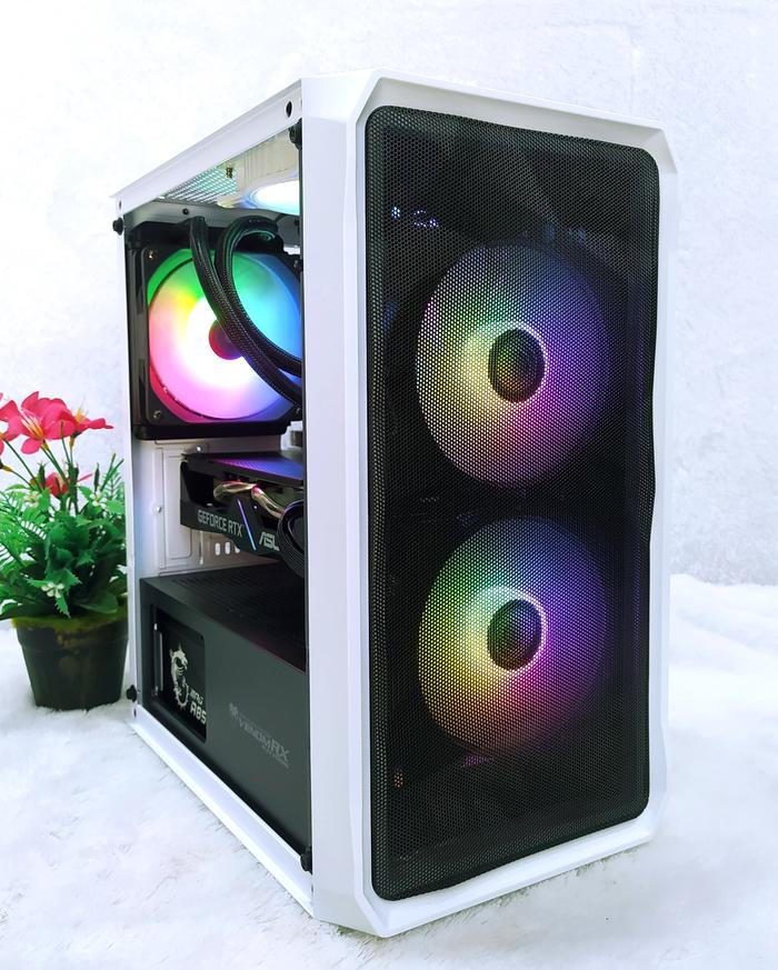 Gaming Pc Ryzen 5700x Rtx 2060 Nvme 32gb Ddr4 Rgb Grafis Render Pubg