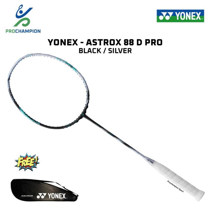 Gambar Raket Badminton YONEX Astrox 88D 88 D PRO Gen 3 Black Silver - RAKET ONLY, 4UG5 dari PROCHAMPION undefined Tokopedia