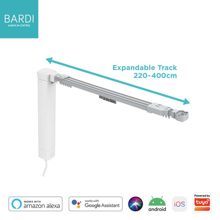 Gambar BARDI Smart Expandable Curtain Track 2-4m / Track Gorden Pintar dari PT SINERGI BAJA PERKASA undefined Tokopedia