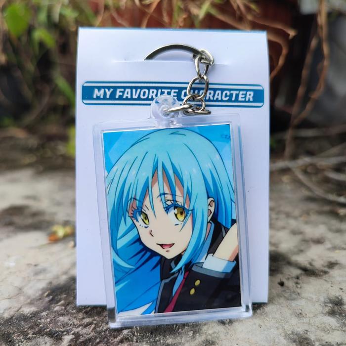 Gambar Keychain Anime Tensei Shitara Slime Datta Ken - Ganci Karakter Rimuru - Rimuru A dari Nostalgia Merchandise undefined Tokopedia
