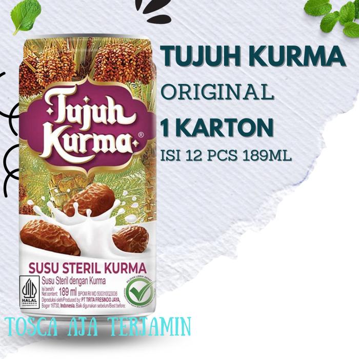 Gambar sale Susu Steril Tujuh Kurma 200 mL / 12 Pcs dari Frestive Otista undefined Tokopedia