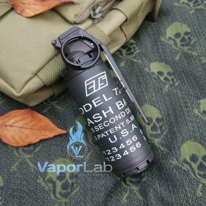 Gambar korek api bara las jet torch gas lighter unik model granat flash 030B - 2755FLASH HITAM dari vstore official undefined Tokopedia