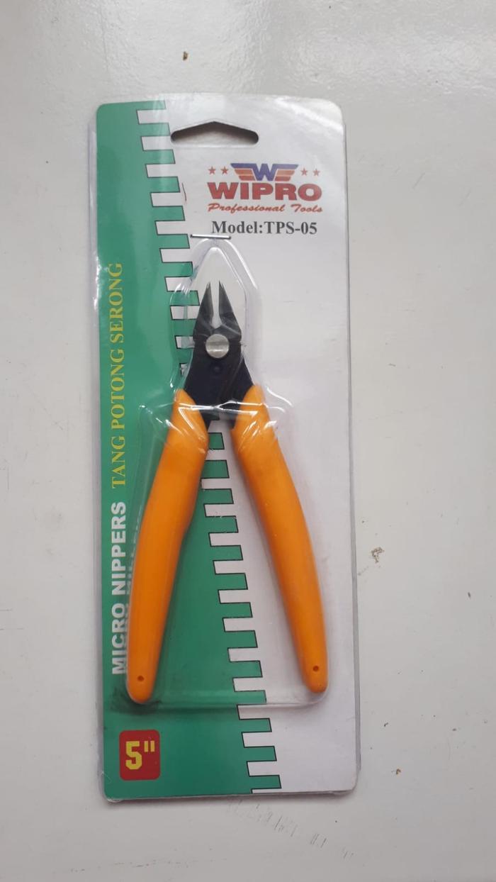 Gambar WIPRO TPS-05 Tang Potong Serong 5" - Kuning dari suksesmulya undefined Tokopedia