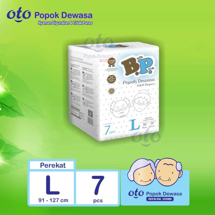 Gambar Popok BP by OTO Adult Diaper ( Popok Dewasa Model Perekat )  M / L / XL - L dari Malvins store gemilang undefined Tokopedia