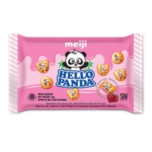 Gambar Biskuit Hello Panda Bantal 25 gram - Strawberry dari Multi collector undefined Tokopedia