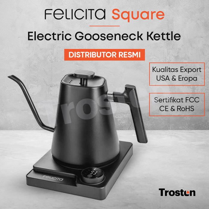 Promo Felicita Square Electric Kettle Pemanas Air Kopi Elektrik