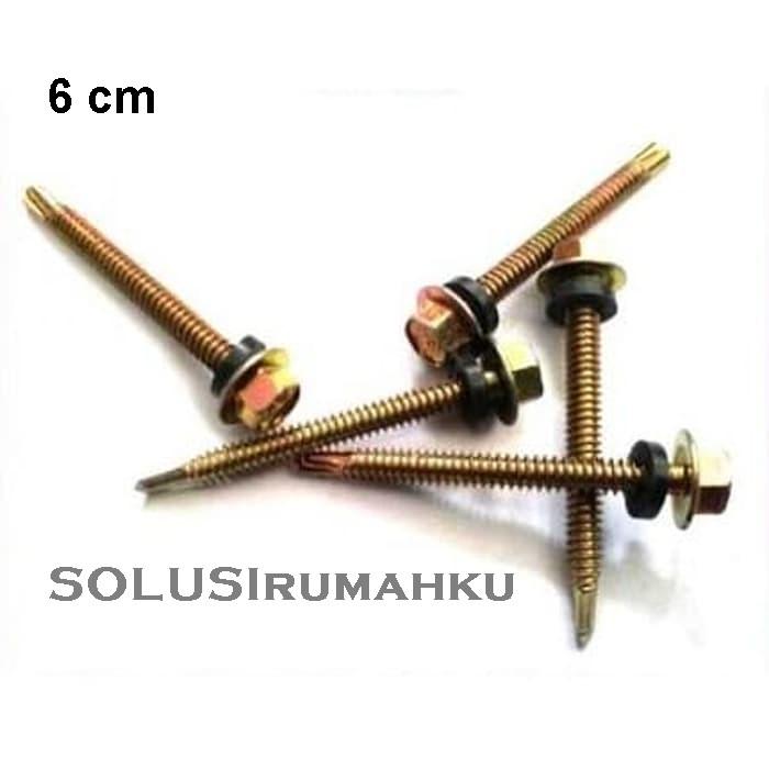 Gambar Seng Genteng POLOS Sakura RED MARON TERBAIK dan TERMURAH ASLI - Driling 300gram dari sinar michael undefined Tokopedia