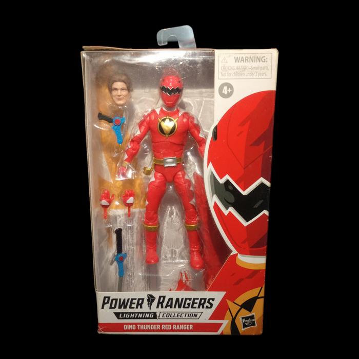 Jual Power Rangers Dino Thunder Red Ranger Lightning Collection - Kota ...