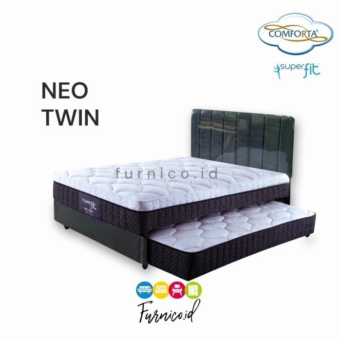 Springbed Comforta 2in1 Neo Twin Spring Bed in Sorong Atas Bawah 90 100  120 200 90x200 bawah
