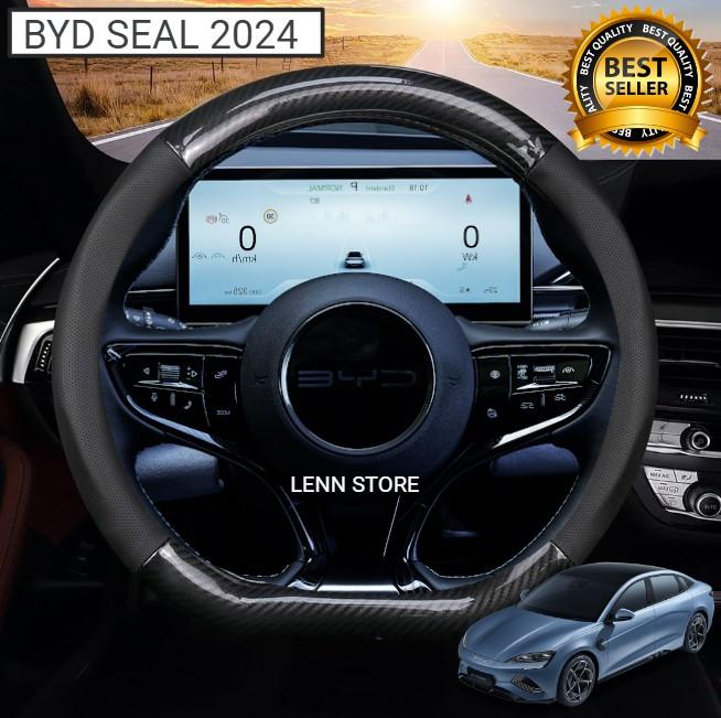 Gambar Cover Sarung Stir Carbon Mobil BYD SEAL 2024 dari LENN STORE23 undefined Tokopedia