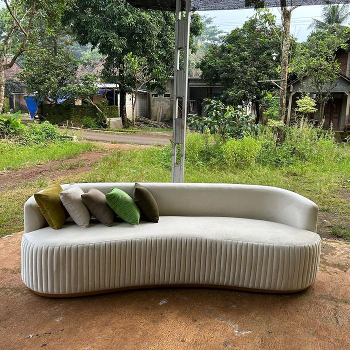 Gambar sofa lengkung custom,sofa kacang,sofa minimalis,sofa modren dari NAIberkahfurniture undefined Tokopedia