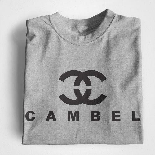 Gambar Baju Distro Kaos plesetan logo lucu Cancel - Camcbel 30s softstyle - CAMBEL Grey, L dari Classic Adv undefined Tokopedia