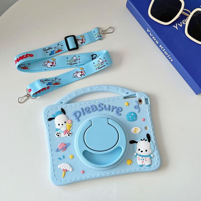 Gambar NEW CASING ADVAN TAB SKETSA 3 2 10.1" 2023 SOFTCASE ANAK STAND COVER - Pochacco Blue dari Maxxi Store_NEW undefined Tokopedia