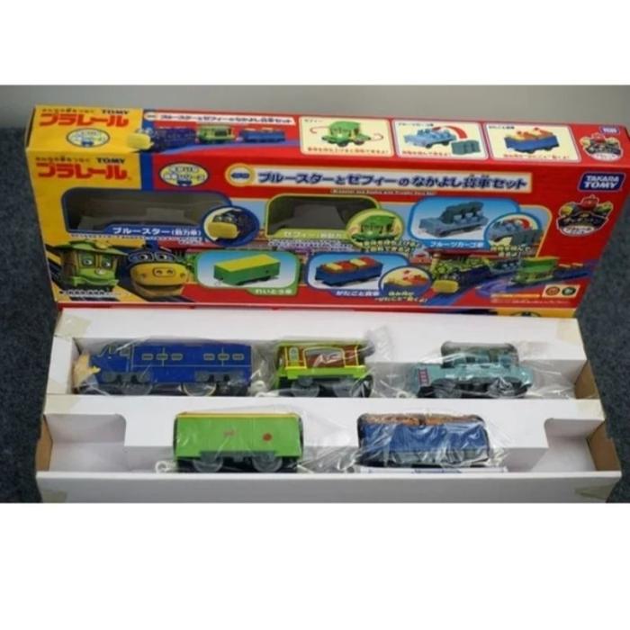 Gambar CHUGGINGTON PLARAIL TAKARA TOMY BREWSTER ZEPHIE KOKO HODGE WITH FREIGH - A-biru dari MICHIEN-SHOP undefined Tokopedia