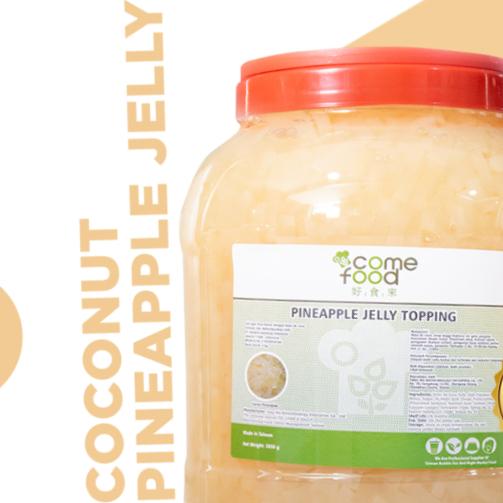 Gambar Coconut jelly pineapple lychee topping minuman jeli kelapa sirup nanas - pineapple dari Toserda Bandung undefined Tokopedia