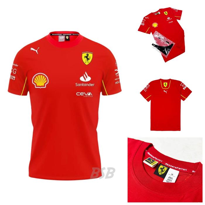 Gambar Scuderia Ferrari 2025 Drivers Oversized T-Shirt White / Kaos ferrari 2025 formula one f1 oversize putih - KAOS FERRARI 2024, M dari DECLINE undefined Tokopedia