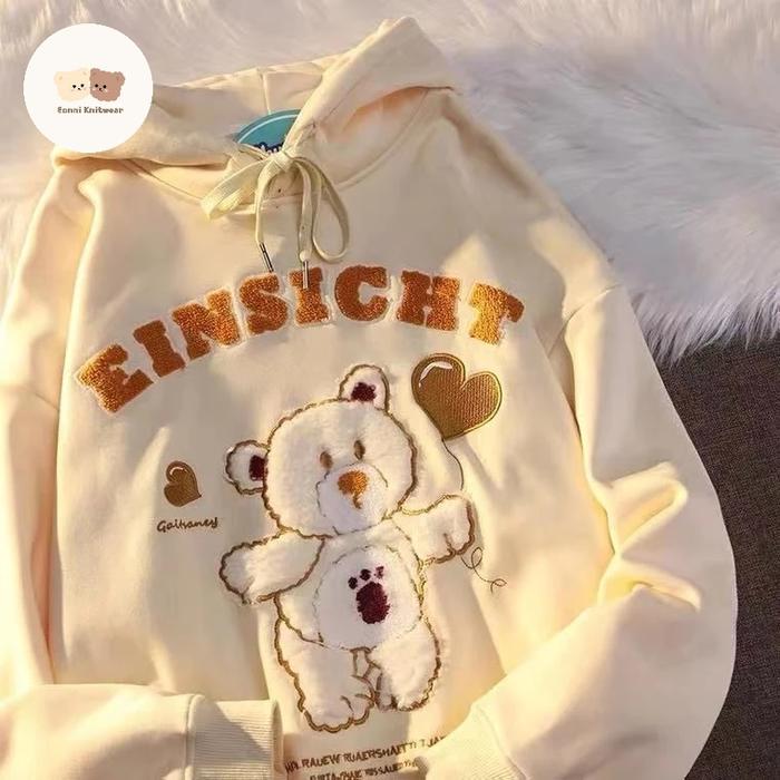 Teddy Korean Bear Sweater Teddy Bear Hoodie Man Oversized Hoodie