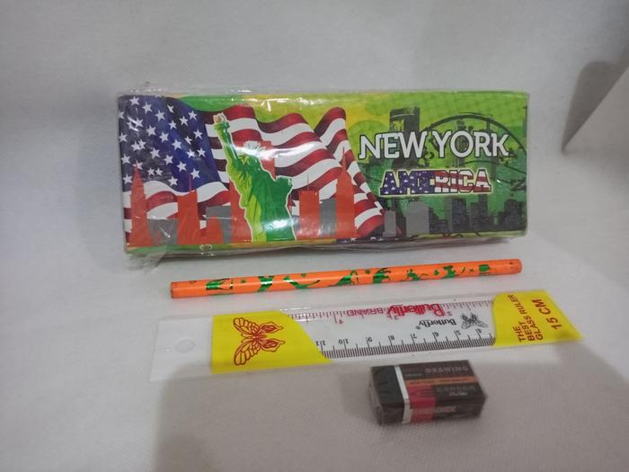 Gambar Tempat Pensil Set Alat Tulis dari MJMOLOGY undefined Tokopedia