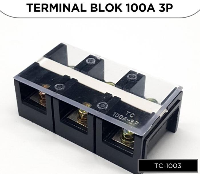 Gambar Terminal Block 100A 3 4 Pole Isolator Kabel Listrik Blok 4P 3P 100 Amp - 3 Pole dari Pi Toserba undefined Tokopedia
