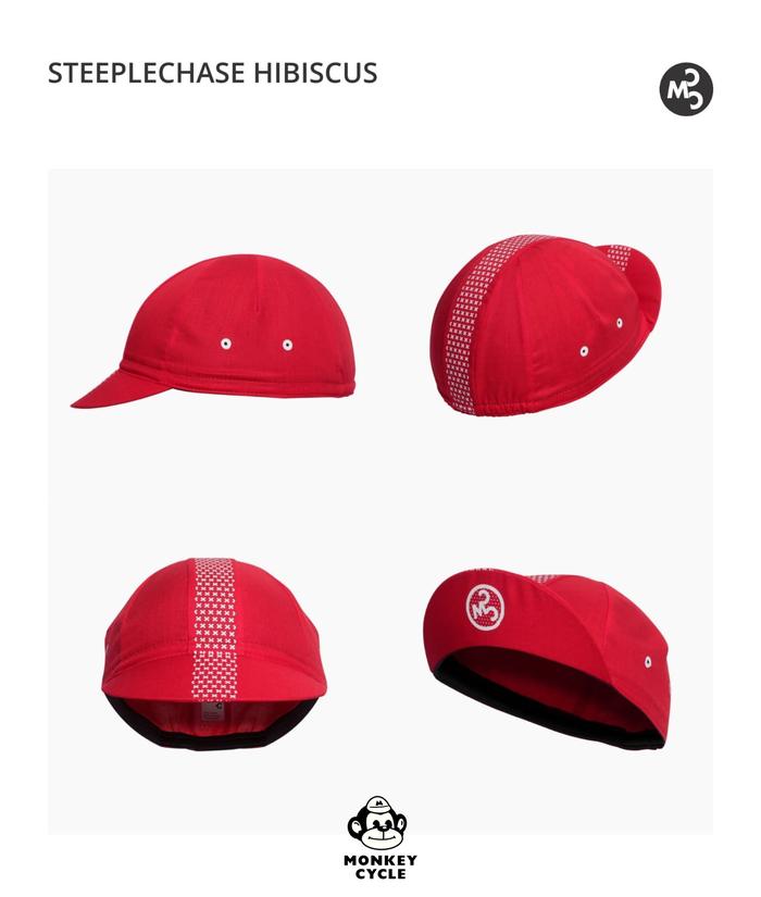 Gambar Mujiono Cycling Caps - Flight Series -  hibiscus, L dari Monkey Cycle undefined Tokopedia