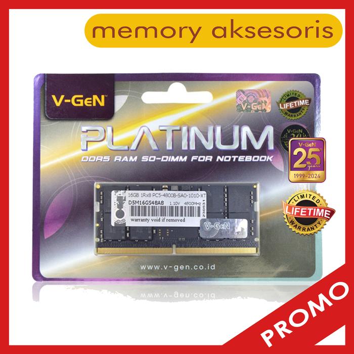 Jual RAM Platinum V-GeN DDR5 SODIMM LONGDIMM 4800 5600 MHz DDR5