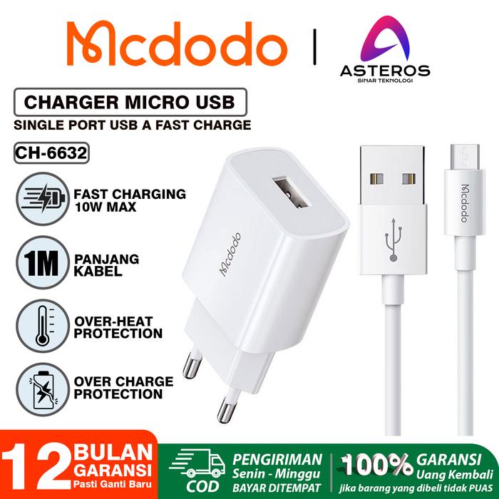 Gambar Charger Infinix Hot 8 Hot 9 Hot 10 Micro USB FAST Charging 18W QC3.0 - ADP 10W+KAB TPE dari ASTEROS OFFICIAL undefined Tokopedia
