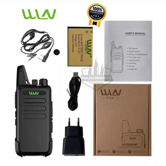Gambar WLN WINLAN HT Walkie Talkie KD-C1 UHF Full Set Single Tanpa Dekstop - Hitam dari Pulau Dewata Tactical undefined Tokopedia