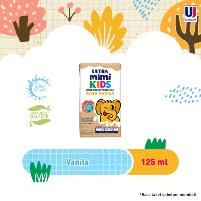 Gambar Ultra Mimi Kids Susu UHT 125ml 125 mL - Vanilla dari Little Avant_NEW undefined Tokopedia