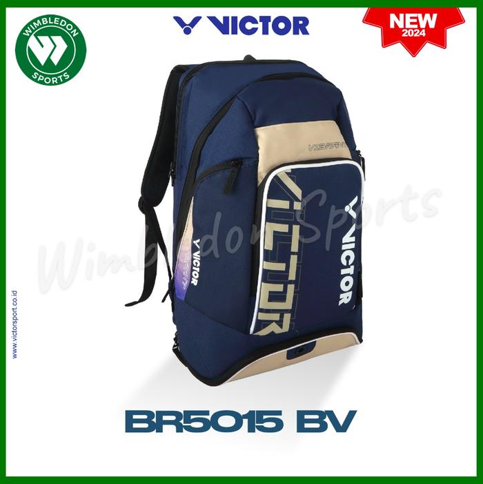 Gambar Tas Badminton Victor BR5015 BV/MF / Backpack Victor BR-5015 MF/BV - BV Navy Blue dari Wimbledonsports undefined Tokopedia