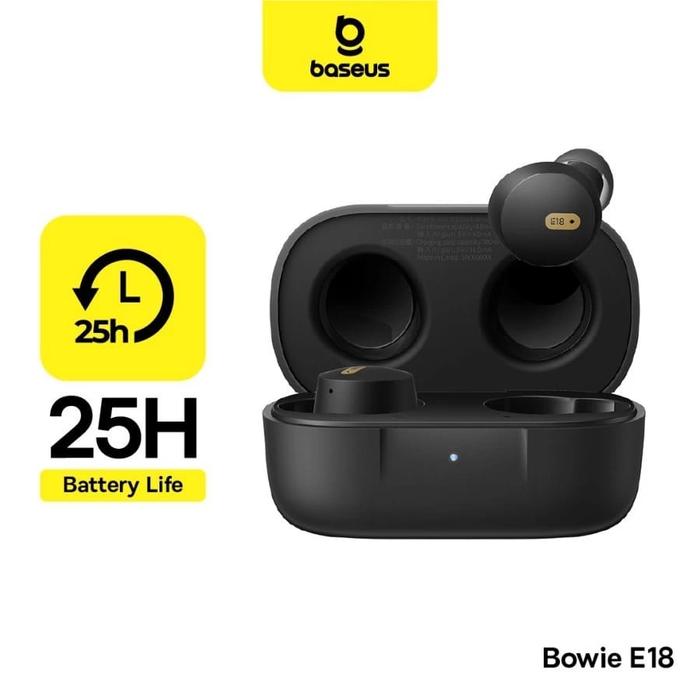 Gambar Baseus Headset Bluetooth TWS Bowie E18 Original - Hitam dari DOTCOM Cell undefined Tokopedia
