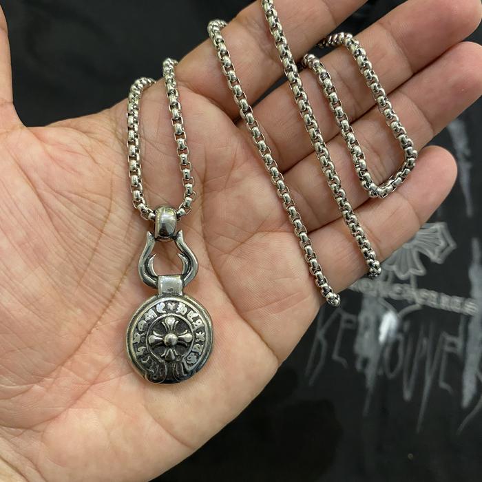CHROME HEARTS クロムハーツ シリコン ネックレス ブラウン 茶色 新品