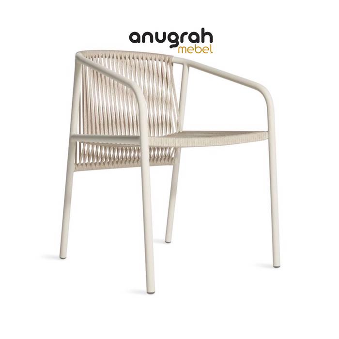 Jual Kursi Cafe Anyaman Tali Rope/Kursi Makan Outdoor/Kursi Teras ...