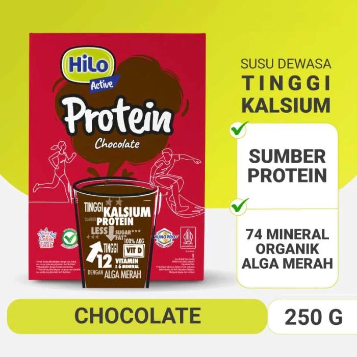 Gambar Hilo active protein Chocolat 250 gr - susu tinggi kalsium dari afizhara store undefined Tokopedia