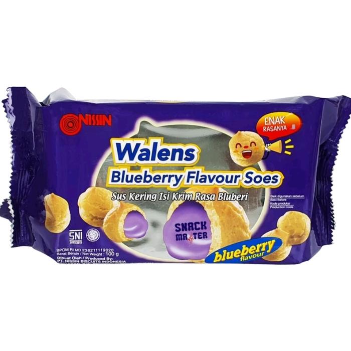 Gambar Nissin Walens Soes 100 gr / Biskuit Wafer Nissin Walens Soes 100 gr - Blueberry dari Makin-Jaya88 undefined Tokopedia