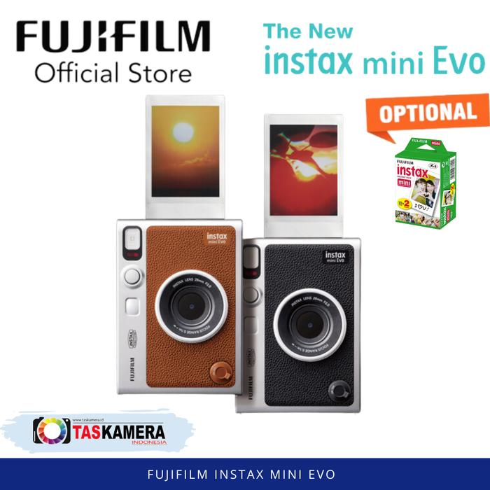 Gambar Instax Mini Evo - Fujifilm Instax Mini Evo Hybrid Instant Camera Kamera - EVO + TWIN dari TasKamera-ID undefined Tokopedia